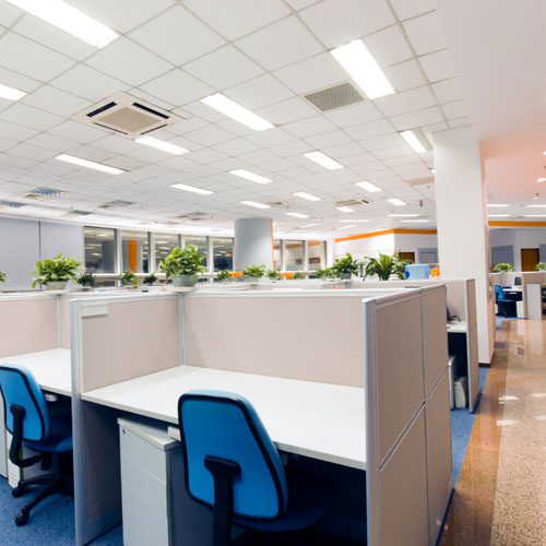 Commercial electrical services in business offices